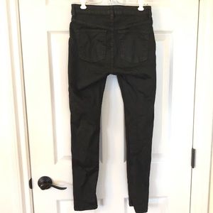 Free People black sparkly skinny jeans size 26